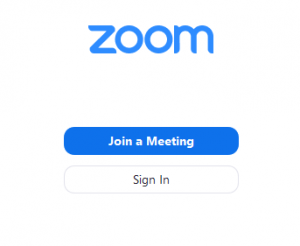 Join a meeting or sign in.